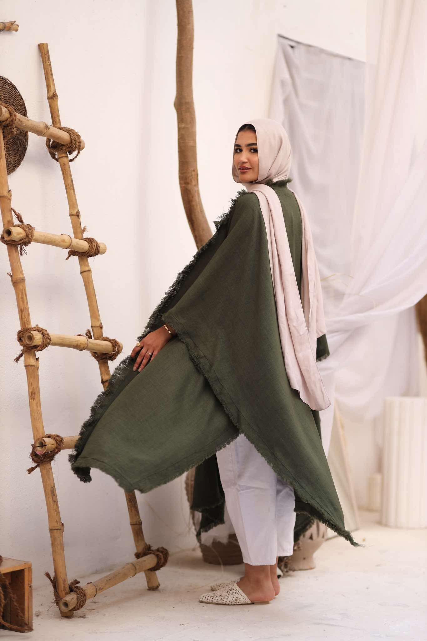 NALA KIMONO IN OLIVE