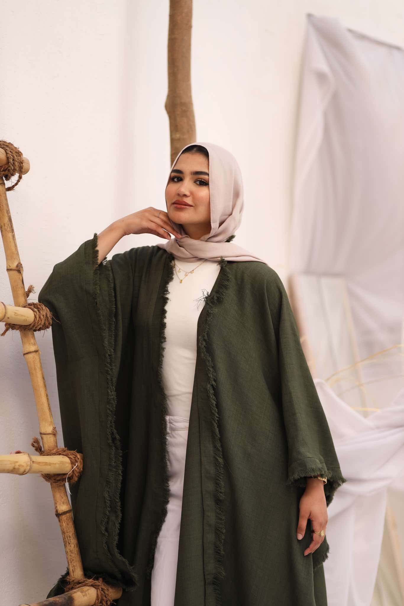 NALA KIMONO IN OLIVE