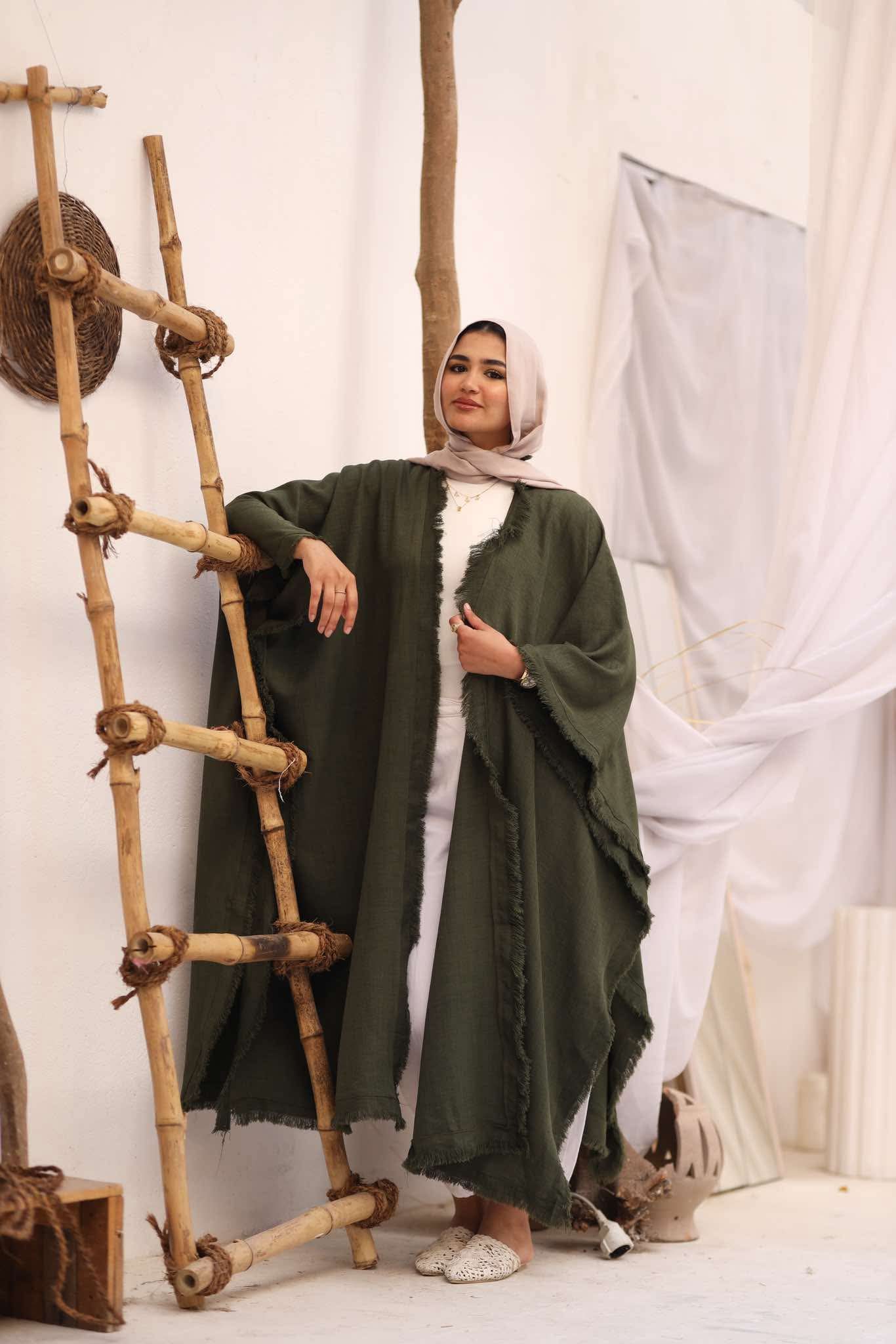 NALA KIMONO IN OLIVE